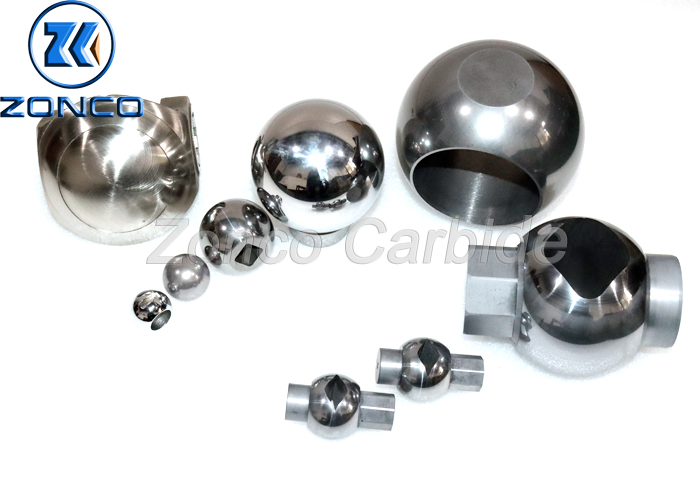 YG8 Polished Valve Trim / Valve Ball And Seat For Oil Industry ISO Grade