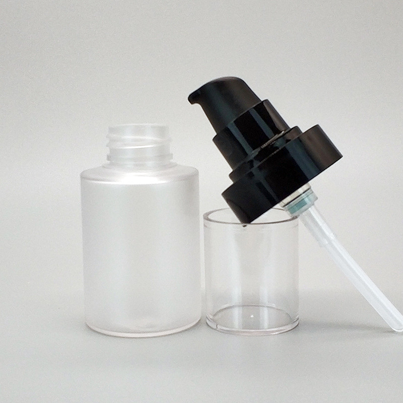 Clear Refillable Plastic Airless Pump Bottles Transparent 4oz 50ml 100ml 120ml 150ml