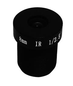 3.0 Megapixel Camera Lens 8mm 50 Degree 1/2.5'' inch, M12 mount