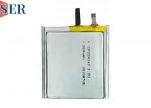 China CP224147 Prismatic Ultra Thin Battery 3.0V 750mAh Primary Intelligent Card Battery on sale