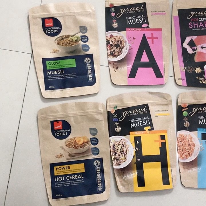 Custom Stand up Coffee Packaging Kraft Paper Pouches with Zipper Bag Printing Bags for Tea