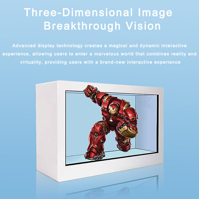 Smart Transparent LCD Display Cabinet 3D Holographic See Through Lcd Display