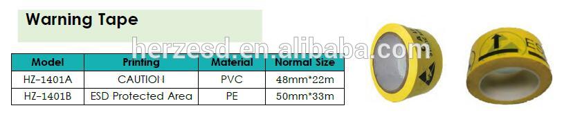 Wear Resistant PE PVC Area Printed EPA ESD Masking Grid Tape