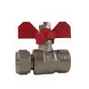 Buy cheap PN30 Brass Ball Valve 435 Psi 1 2 Inch Ball Valve With Plastic Butterfly Handle from wholesalers