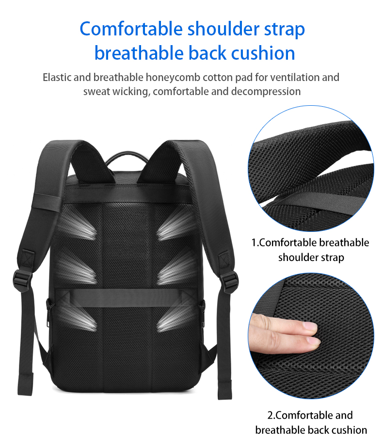 Factory hot sell bag waterproof mochila wholesale mens 15.6 inch laptop bag travel custom laptop backpack
