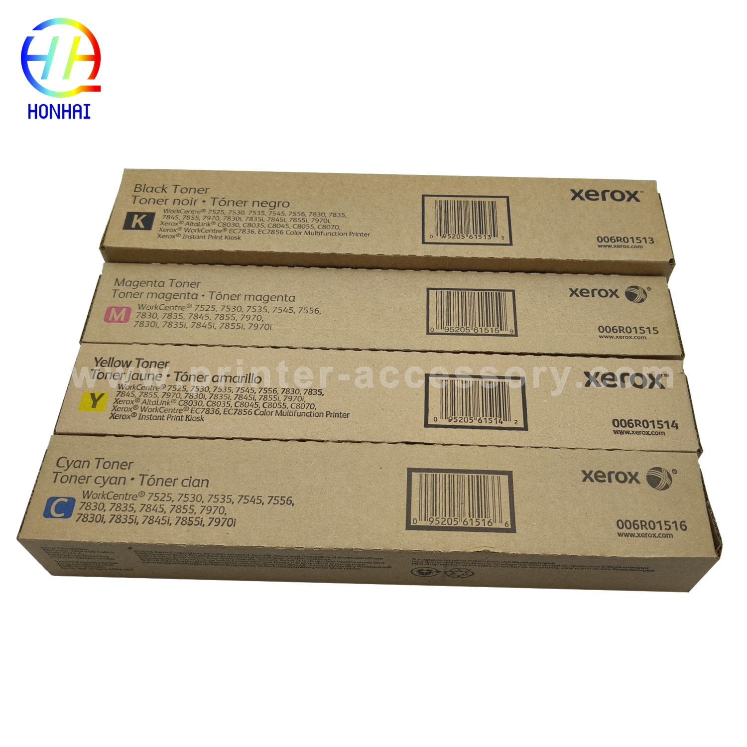 Original New Toner Cartridge For Xerox WorkCentre 7525 7530 7535 7545 7556 7830 7835 7845 7855 7830i 7835i 7845i 7855i 7970 7970i 006R01513 006R01514