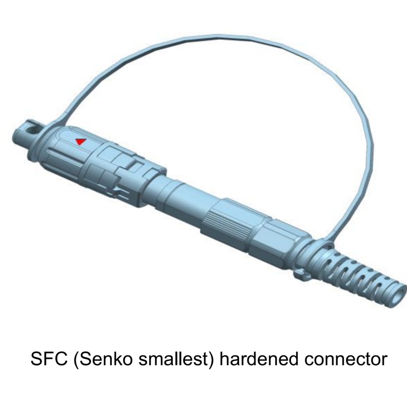 Slim Optical Fiber Connector Huawei 9 in 1 IP68 Waterproof for ODF PEI Wiring Devices
