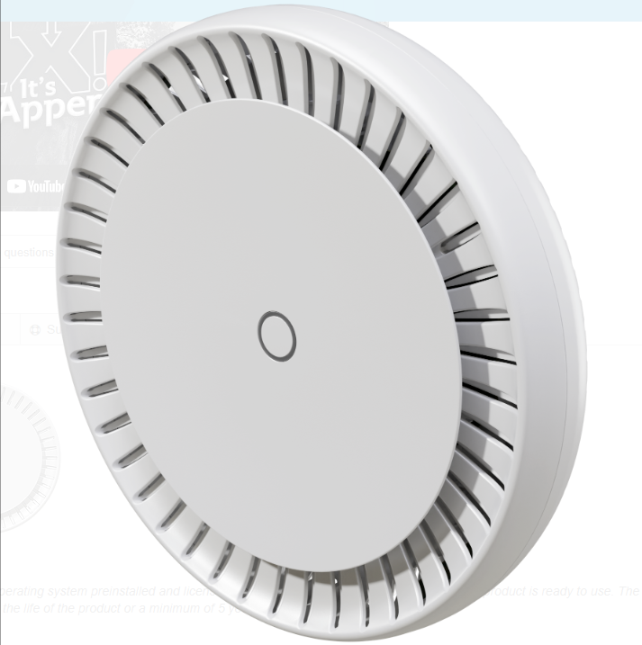 Network Security Access Point cAPGi-5HaxD2HaxD with Quad-Core CPU and Passive Cooling