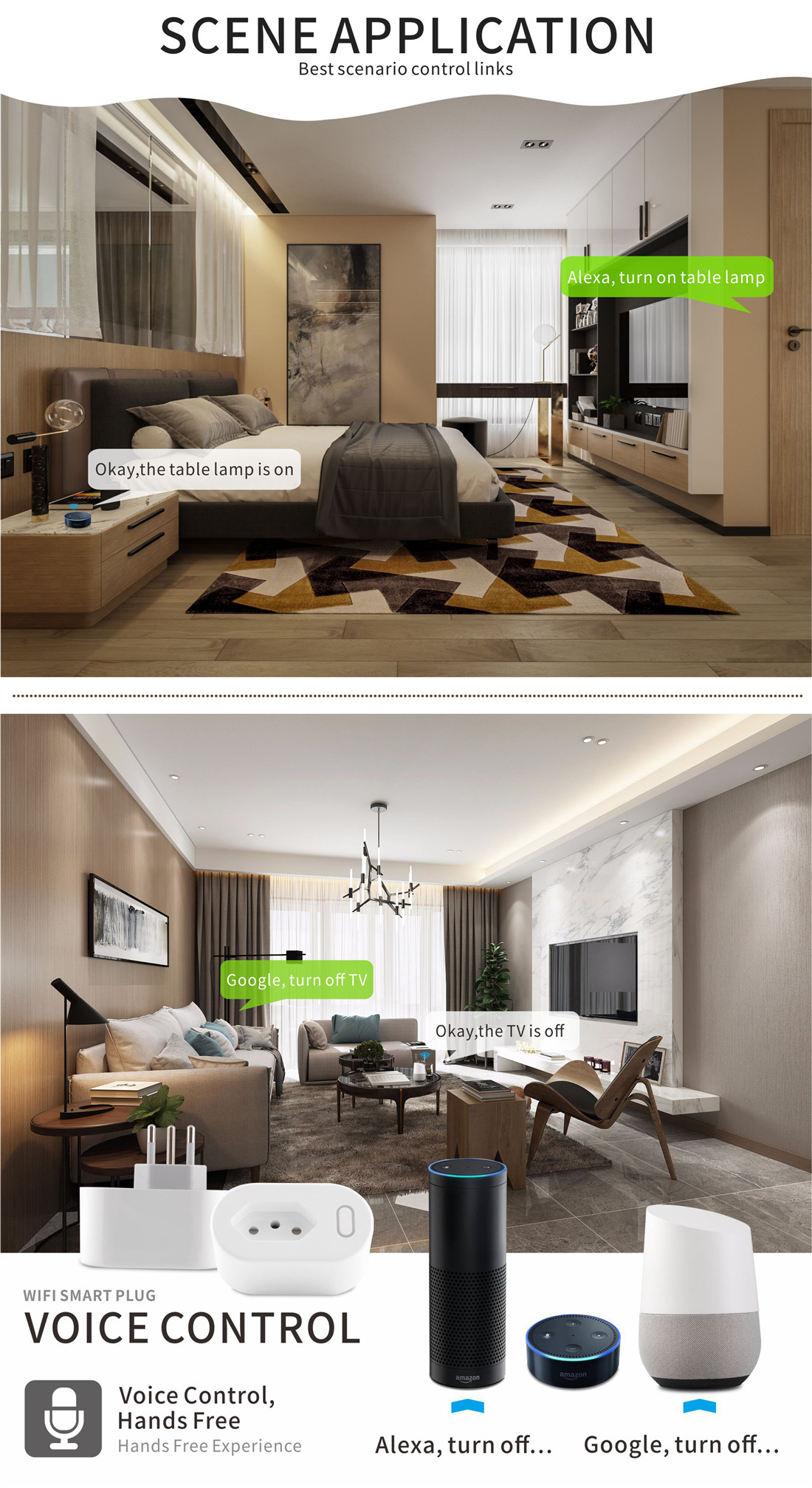 Brazilian Standard 10A Wi-Fi Smart Plug With Power Metering Function