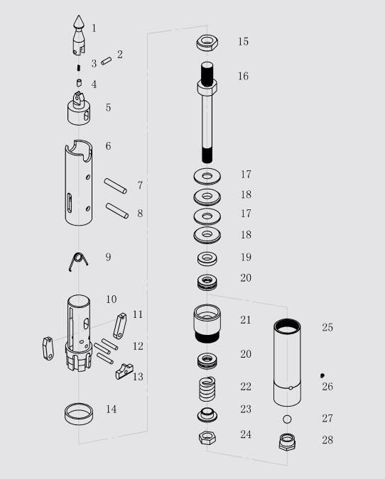 Core Drilling Tools PQ Wireline Core Barrel Assmbly For Geological Core Drilling
