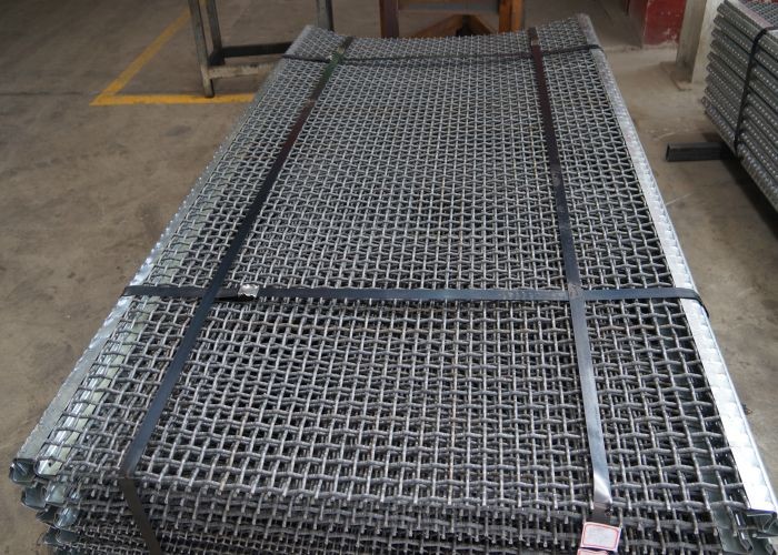 Spring wire screens for crusher equipment panel size1.5x2m from china