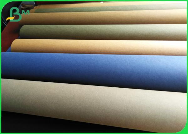 Quality 0.55mm Environmentally Friendly Washable Kraft Paper Handmade DIY Bag Fabric for sale