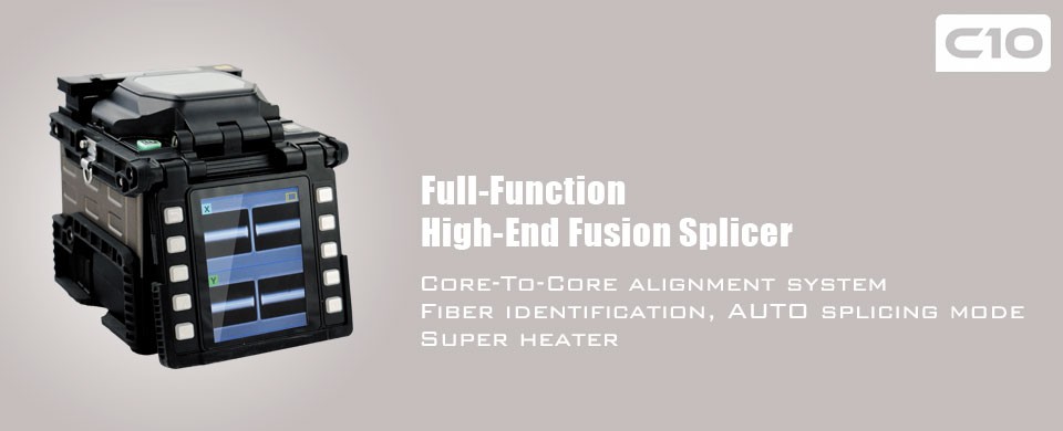 Single Fiber Comway C Fiber Fusion Machine , Fiber Optic Splicing Machine High End