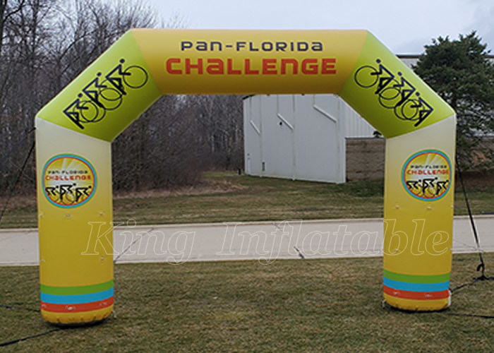 Customized Race Advertising Gate Airtight Events Air Archway Inflatable Start Finish Arch