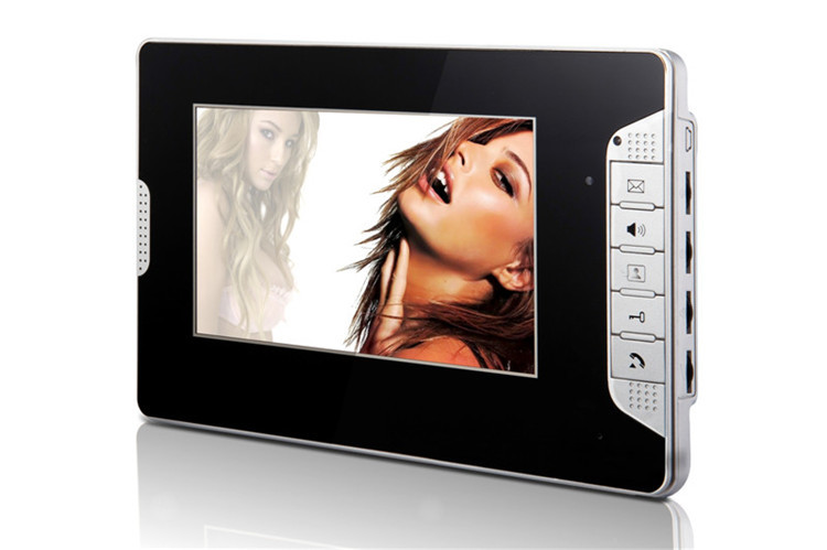 CK-105 @ 7 Inch color screen and intercom unlock by swipe ID card video door phone for villa