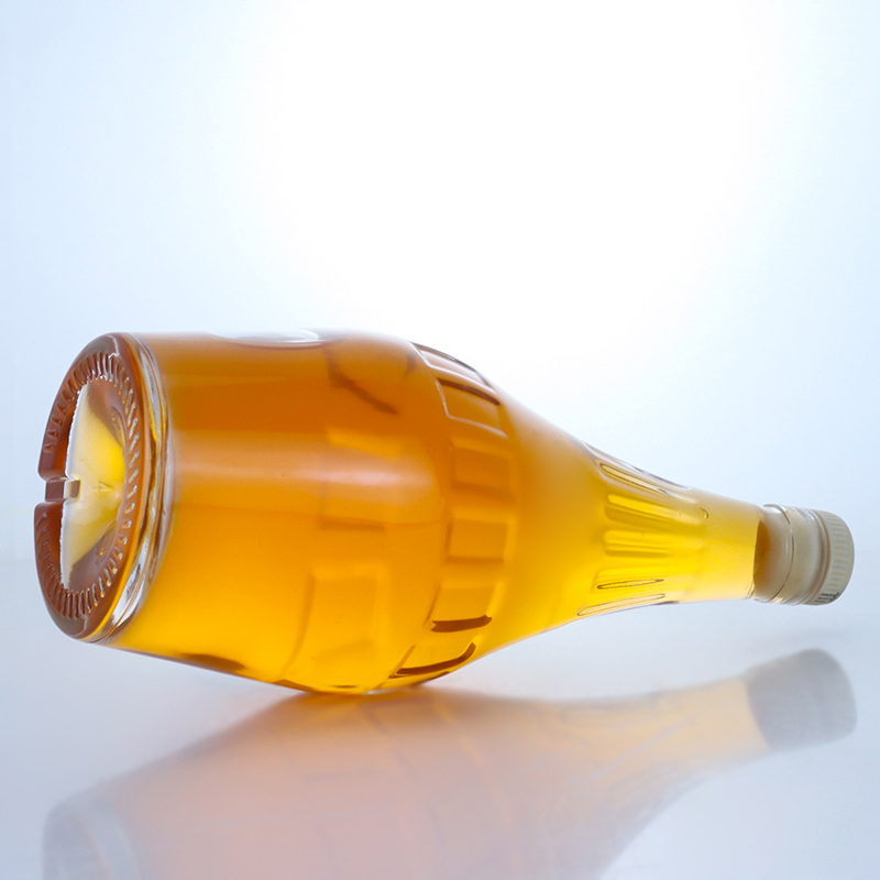 700ml Fancy Design Clear Flint Glass Bottle for Champagne Unique Shaped and Empty