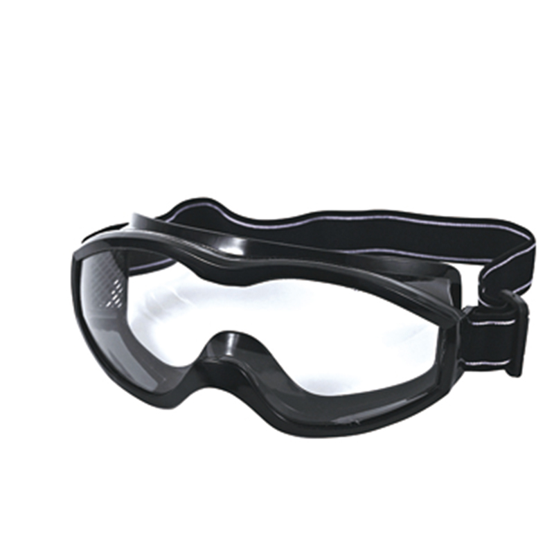 Customized Logo Wide Vision Anti-Fog Safety Glasses with PVC Frame and Clear Lens