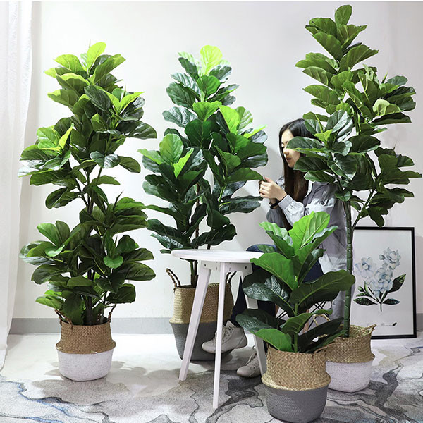 210cm Height Fake Bonsai Plants Ficus Sunflower Bamboo Traveller Banana Bonsai Tree