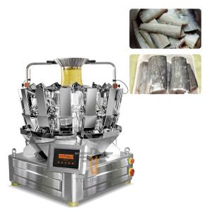 Buy cheap Waterproof Automatic Multihead Weigher Weight 1kg Seafood Frozen Fish Packing Machine product