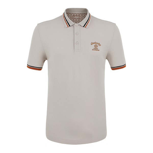 Embroidered Polo Golf Shirt Knitted Fabric Loose Short-Sleeved Long Sleeve Polo Shirts