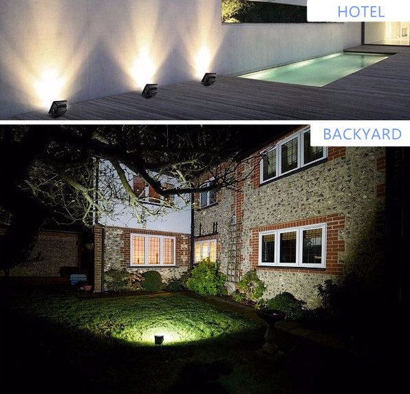 Ip65 Smd Slim LED Flood Light Fixtures 5 Years Warranty Ac85~277v