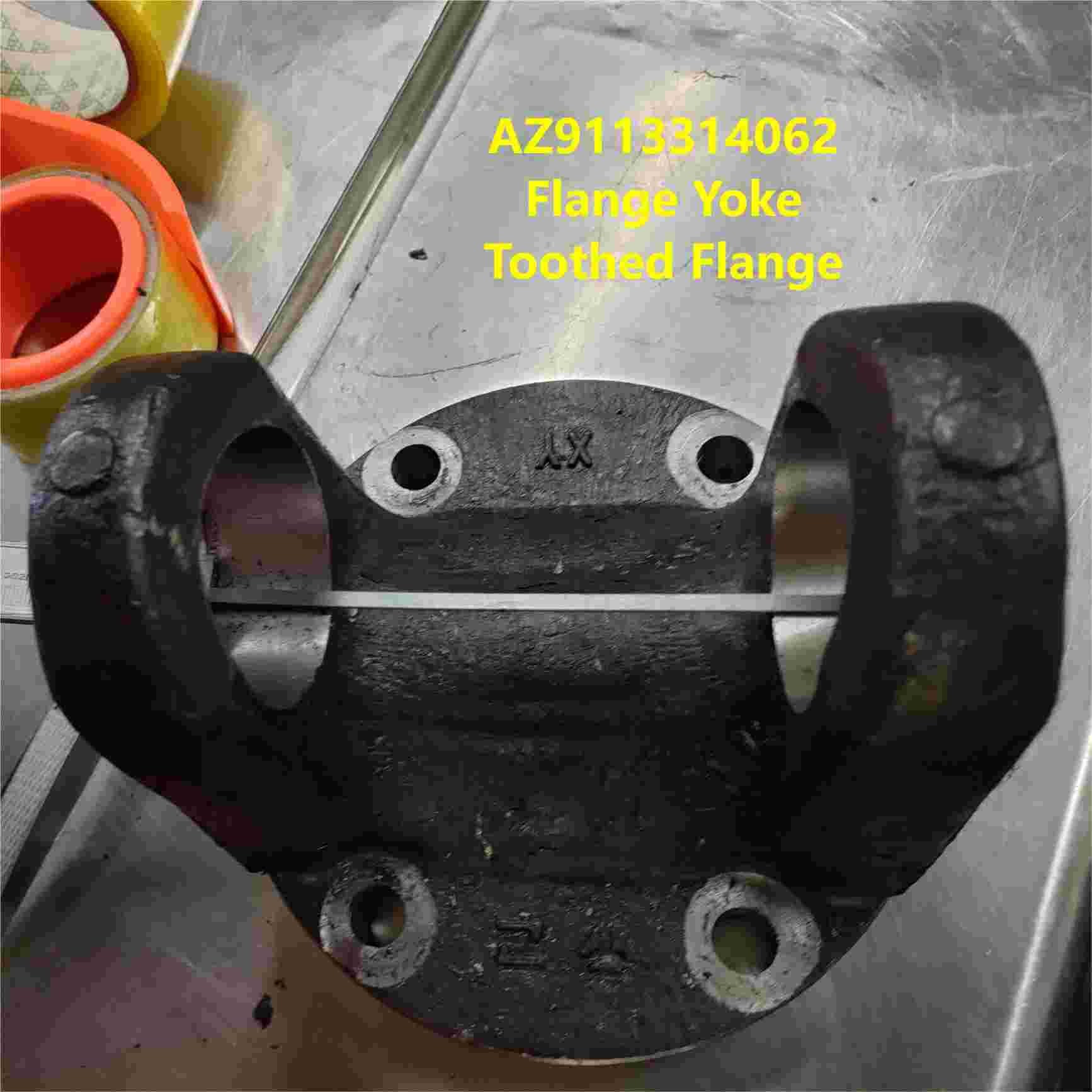 AZ9113314062 Shacman Truck Spare Parts Toothed Flange Yoke 57X152
