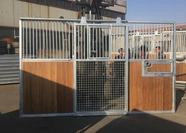 Quality Fabricated Pre Built Horse Stall Fronts High Strength Structural Steel Frame for sale