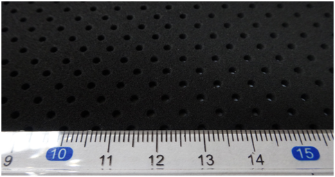 Perforated SCR 2mm Laminated Neoprene Fabric For Clothing Single Side