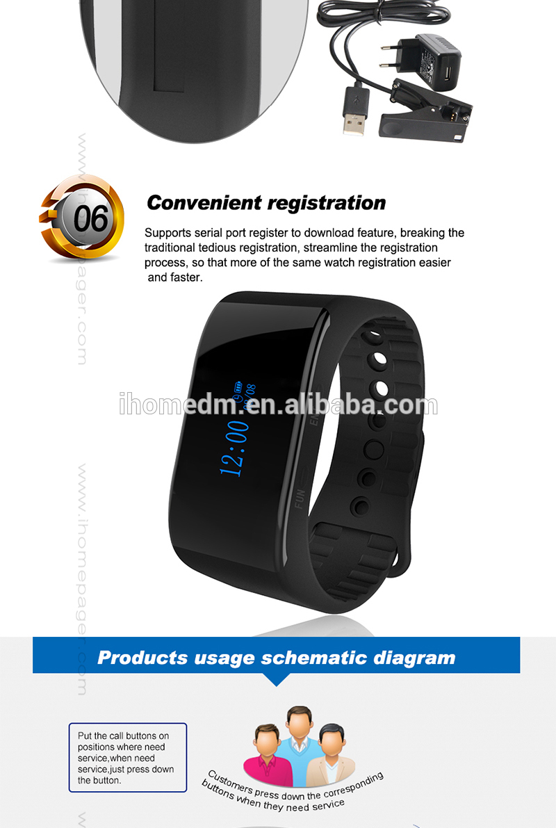 Personalized with fashion style and thin design waterproof call watch