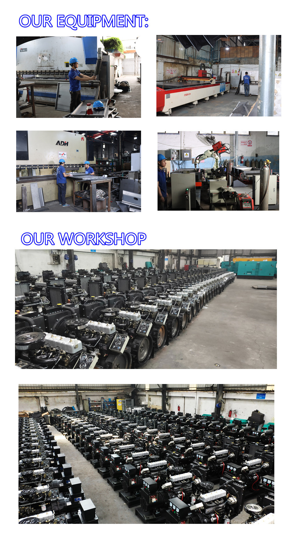 Low Noise 80KW 100KVA Diesel Powered Generator