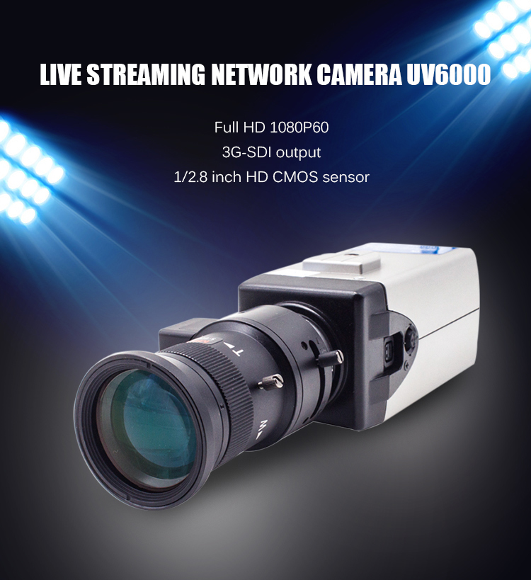 3G SDI Video Interface IP Streaming CCTV Camera Mini For Video Surveillance