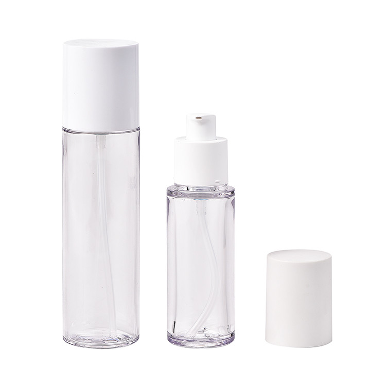 Tassel 50g 30ml 110ml 120ml 130ml Thick Wall Cosmetic Plastic Bottles with Treatment Pump and Jar