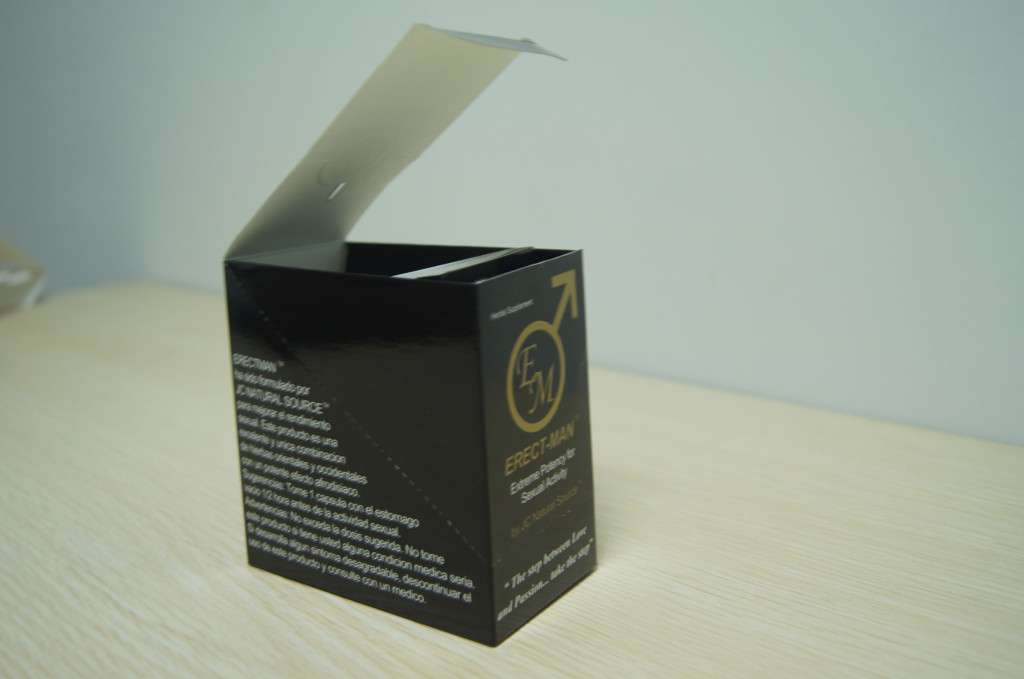Encore Hard Sexual Enhancement Pill Paper Packaging Box / Blister Card Bag