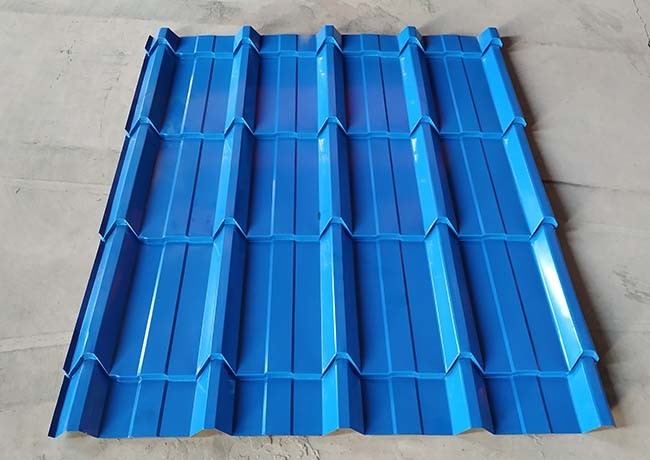 Light Weight Glazed Tile Roll Forming Machine Side Wall Thickness 16mm Roofing Height 25mm