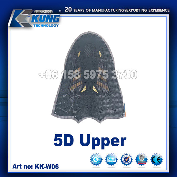 Antiwear PVC Knitted Sport Shoes Upper Breathable Moistureproof