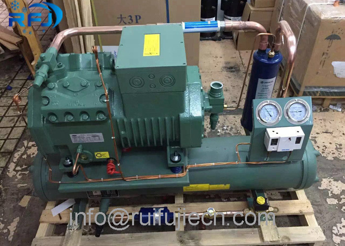 Water Cooled 4FES-5Y Semi Hermetic Compressor Condensing Unit For Cold Room 4FC-5.2Y