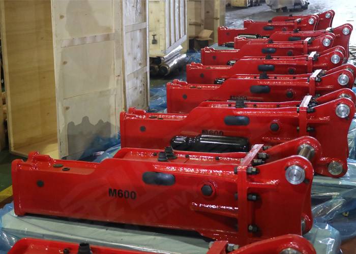 Box Silent Type Hydraulic Hammer Rock Breaker For Mini Excavator