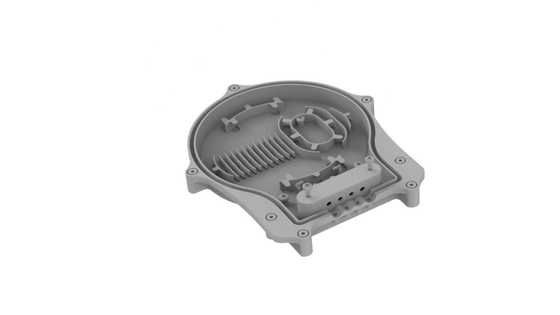 24/12 Cores FTTH IP67 Waterproof Wall Mounted Fiber Terminal Box for Indoor/Outdoor