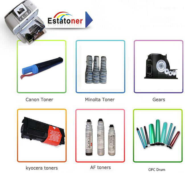 Black Colour Ricoh Copier Toner Cartridge 2018i For Ricoh Infotec 2018 / II