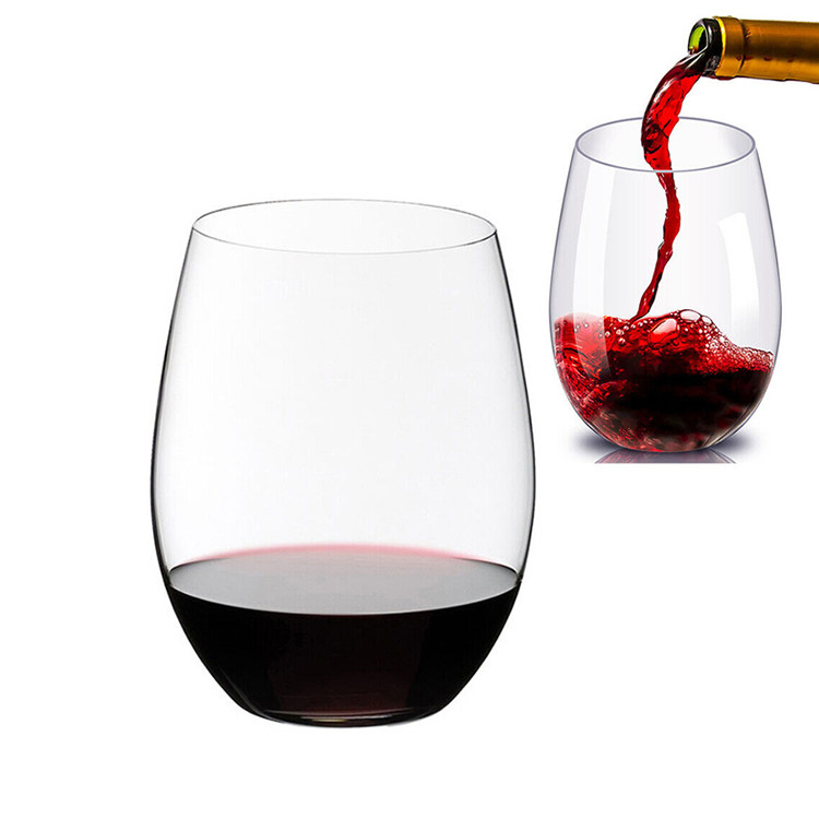 Shatterproof Acrylic Plastic Whiskey Glasses Cocktails Tritan Stemless Wine Glasses