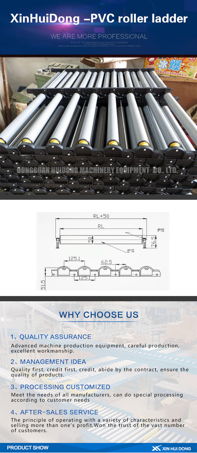 Light Portable Electric Conveyors , Small Diameter Ss Electric Roller Conveyor