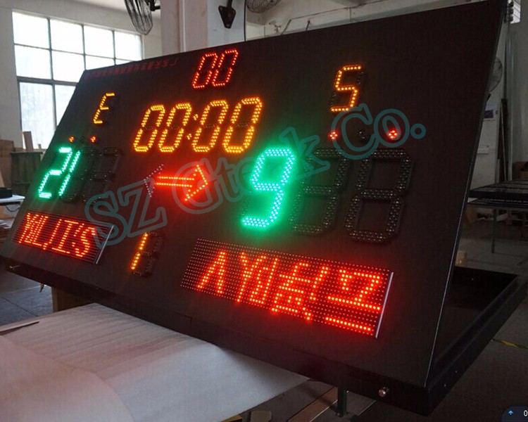 large 7 segment electronic digital billiard scoreboard display