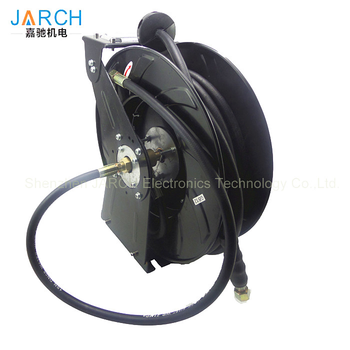 15m Fuel Hose Pipe Reel Retractable Hose Reel Steel Material High Pressure 10-35Mpa Water Hose Reel