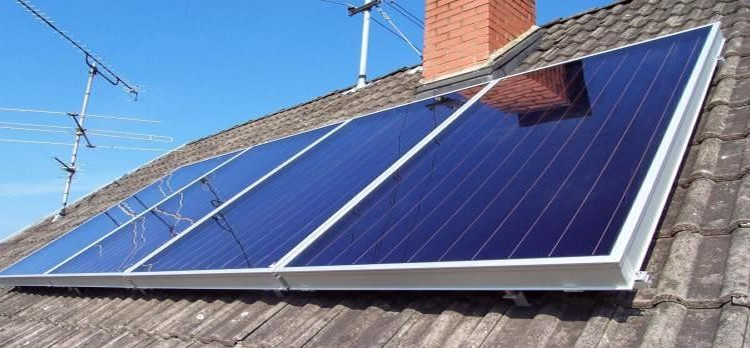 Flat Plate Split Pressurized Solar Water Heater Stainless Steel Outer Tank