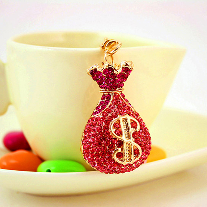 Acrylic Personalized Keychains For Women Handbag 15cm X 6.5cm X 1.6cm