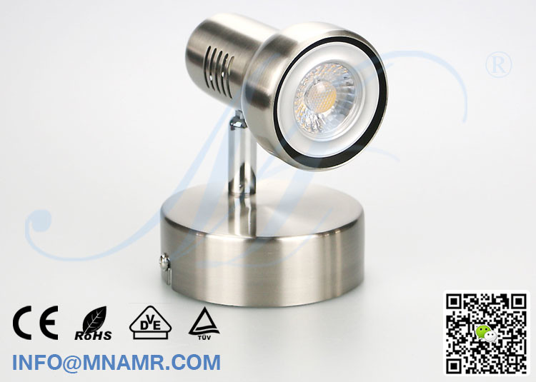 LED Hotel Bed Headboard Reading Light Dimmable with Replaceable Bulb GU10 GU5.3 MR16 E14 G4 G9