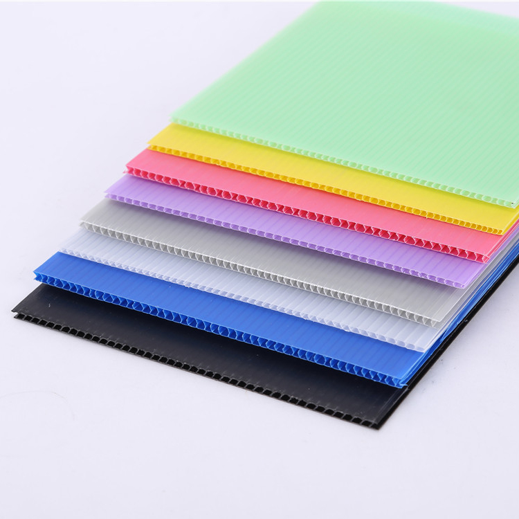 Bio PP Corrugated Sheet Recyclable Polypropylene Hollow Board