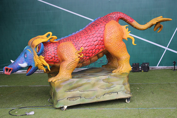 Attractive Remote Control Animatronic Artificial Animals For Playground