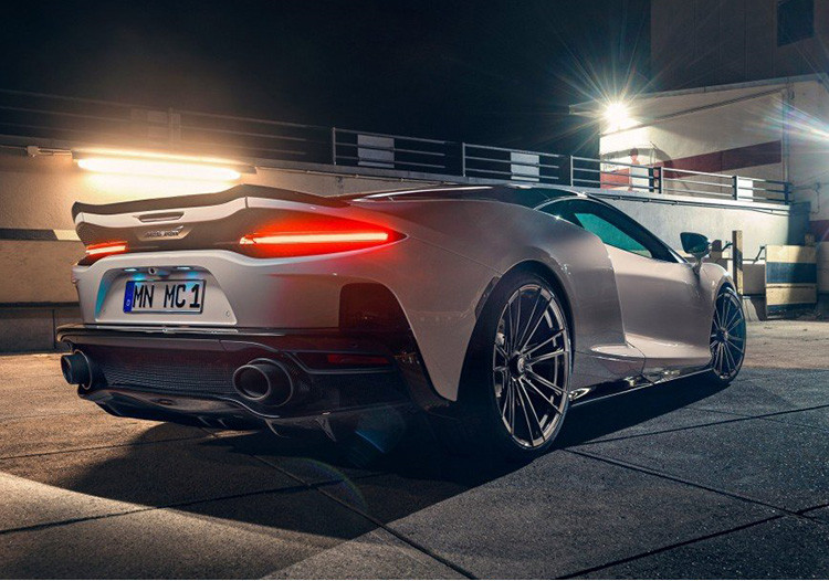 Dry Carbon Fiber Carbon Fiber Body Kit for McLaren GT McLaren GT Upgraded Novi Style Carbon Fiber Diffuser Spoiler Body Kit