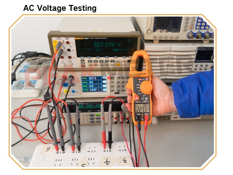 Custom Digital Clamp Meter Multimeter Non Contacted Voltage Detector Function